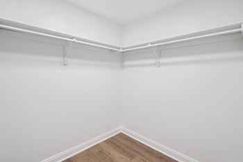 Spacious walk-in closets*